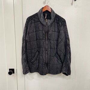 Free People Dolman Quilted Knit Jacket